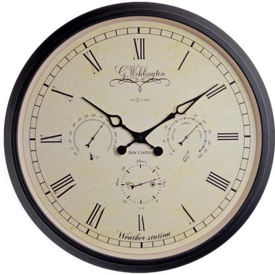 Настенные часы Nextime Aaltje Weather Station 45 см