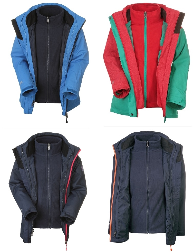 Куртки 3in1 обеспечивают защиту от изменения погодных условий