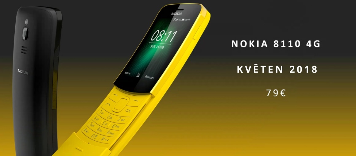 Nokia 8110 4G   мобильный телефон, сочетающий в себе «старый порядок» с новыми технологиями  Он основан на своем 20-летнем культовом предшественнике и вступает во владение им